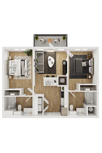 Floor plan B2 Accessible - 100% MFI (Eligibility Restrictions