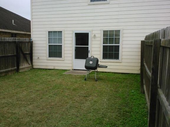 private, fenced back Yard