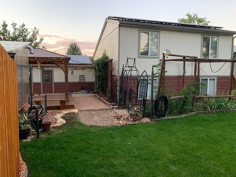 Park-like backyard, fully landscaped with automated watering and drip irrigation, solar panels included to reduce your monthly utility bill. Yard maintenance included.