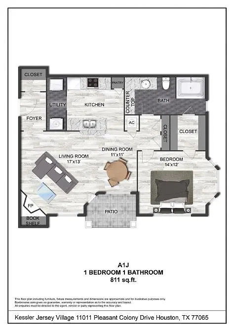 Floor plan A1J