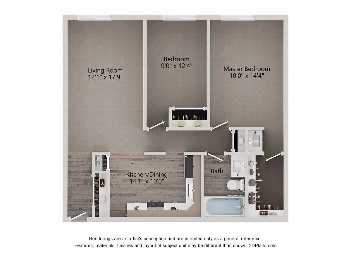 Floor plan Magnolia - Elevated