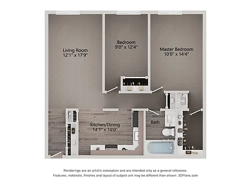 Floor plan Magnolia - Elevated