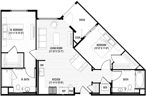 Floor plan B1
