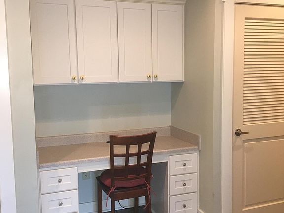 Small office desk with storage