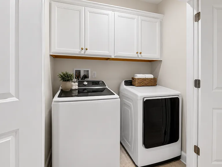 Laundry on bedroom level