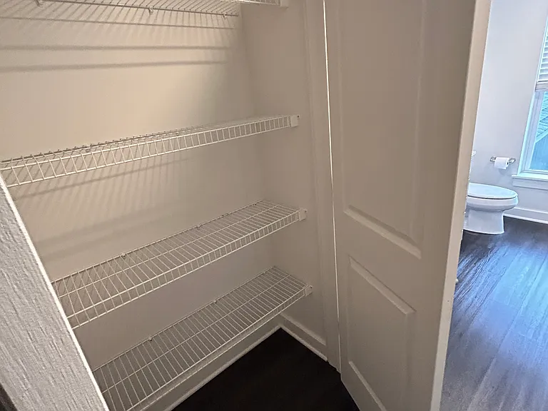 Large Closet w/Shelves in Bath Rm