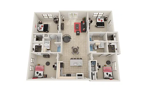 Floor plan D1