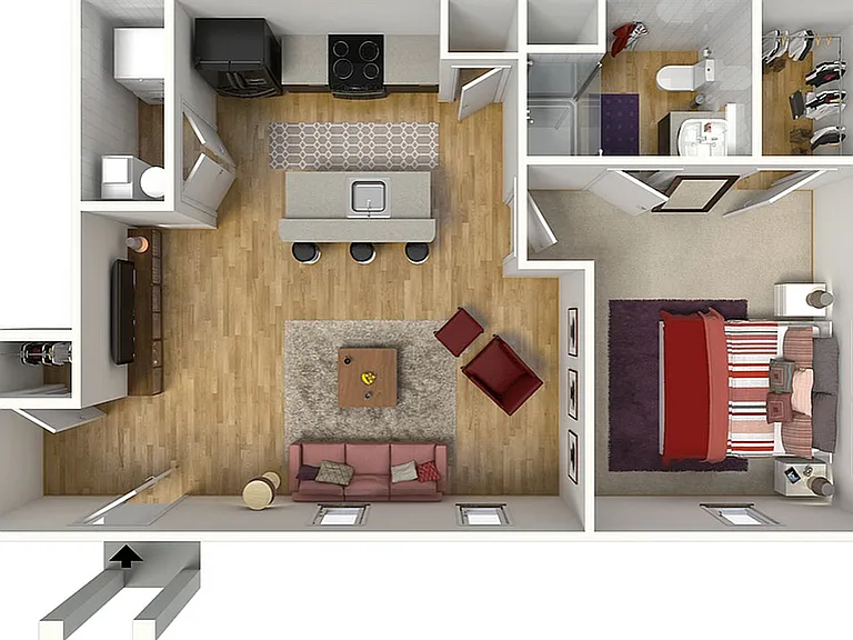 Bentley Flat | 698 sq ft Bentley Flat | 698 sq ft