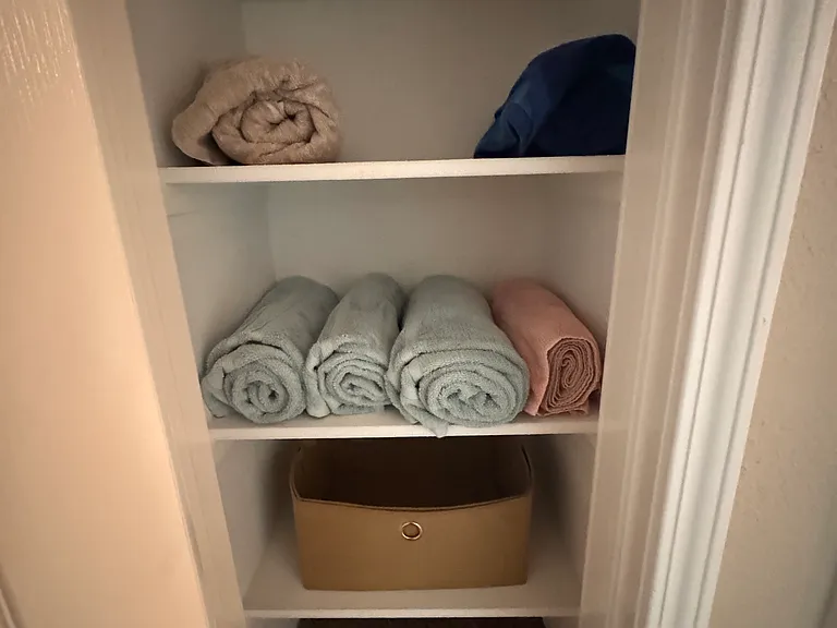 Extra towel closet