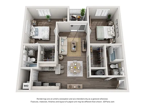 Floor plan Model B