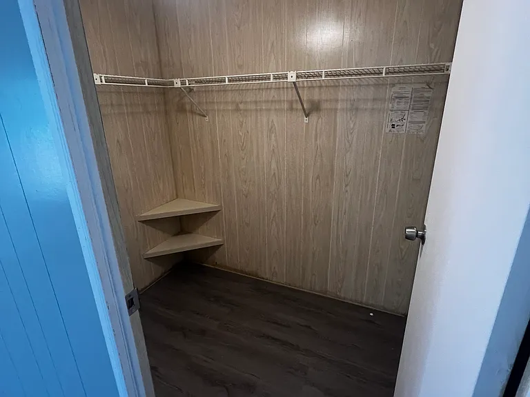 Master walk-in closet