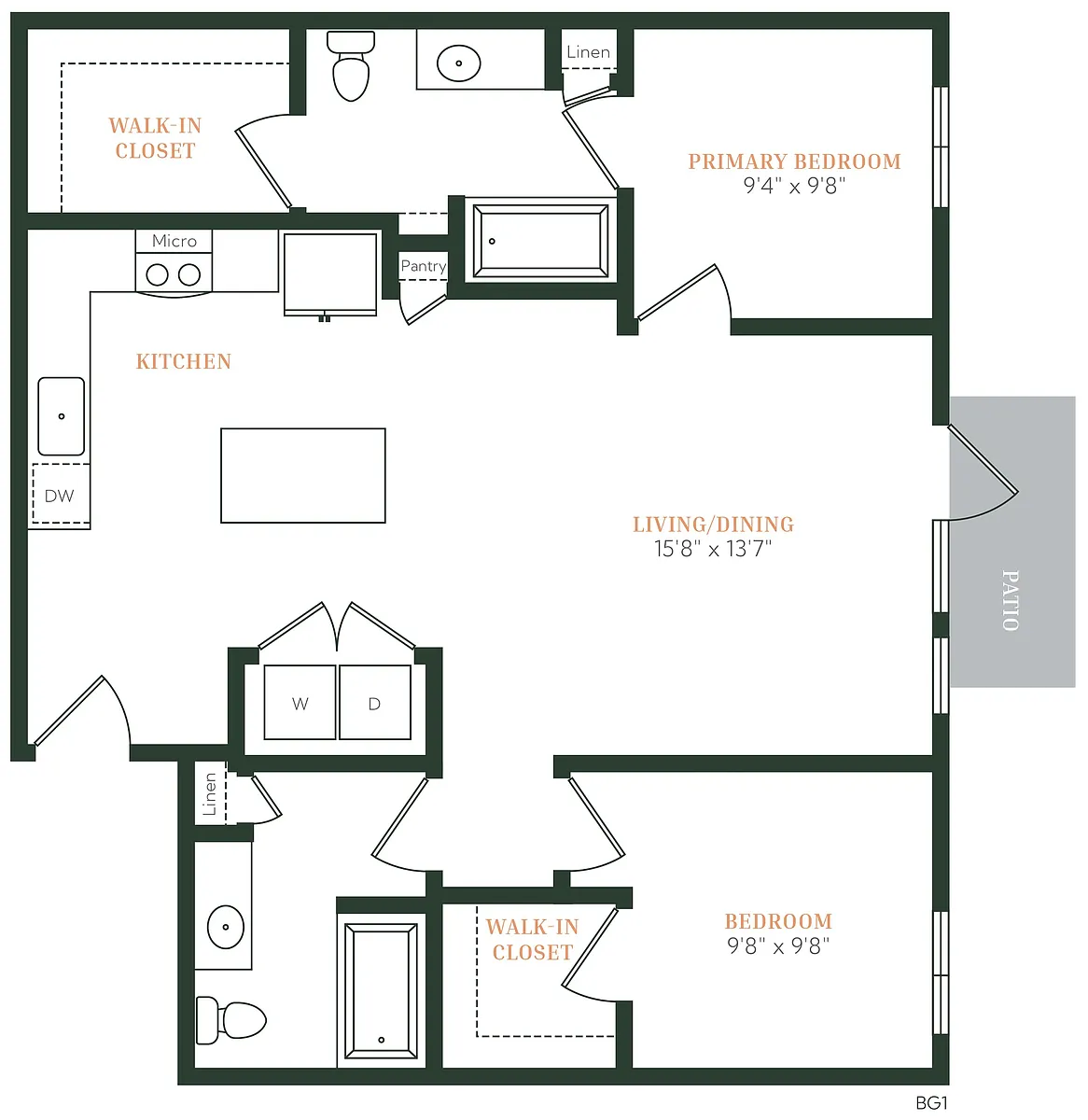 Floor plan B2A