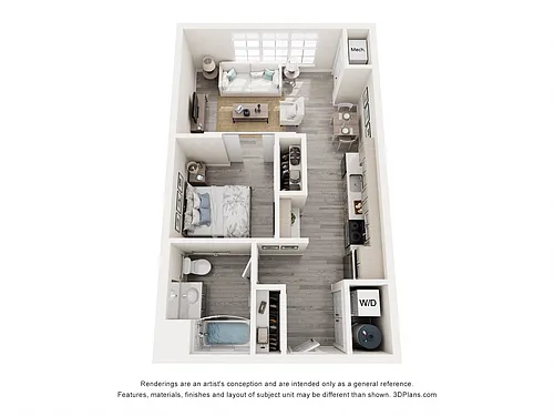 Floor plan STUDIO (S1)