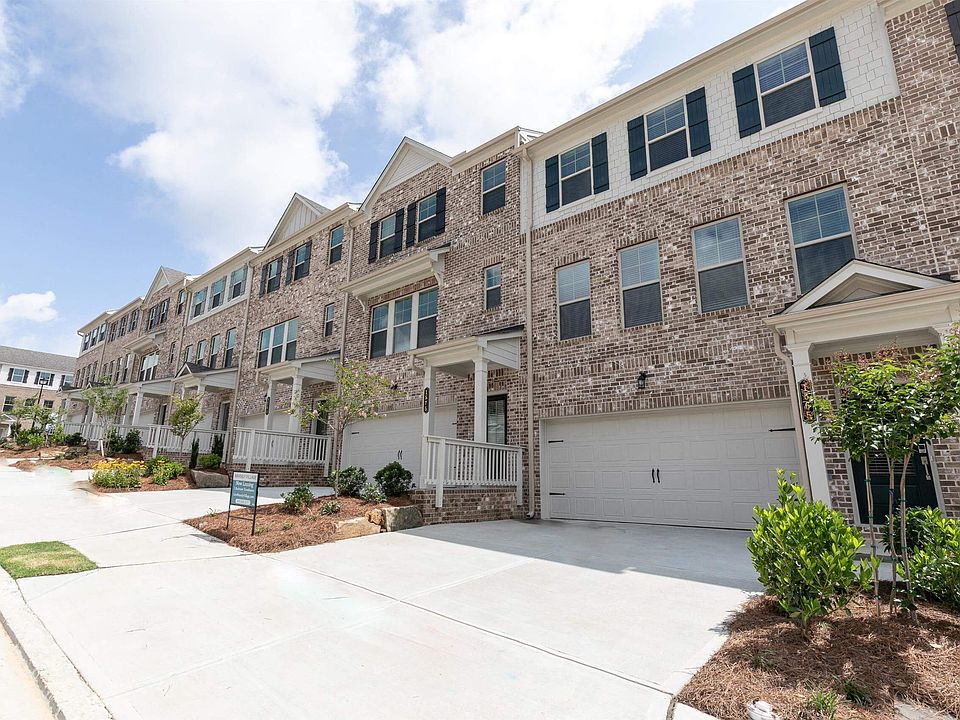 Stylish exterior of the Kingston townhomes.