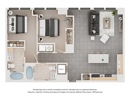 Floor plan II-AM