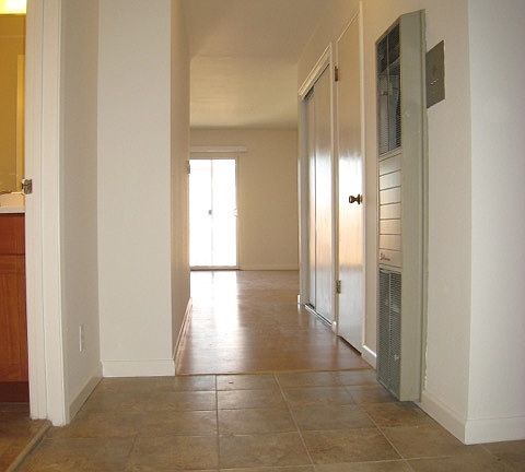 Hallway leading into living room