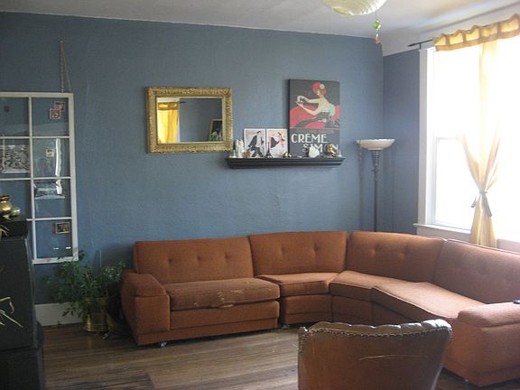 Spacious, bright living room.