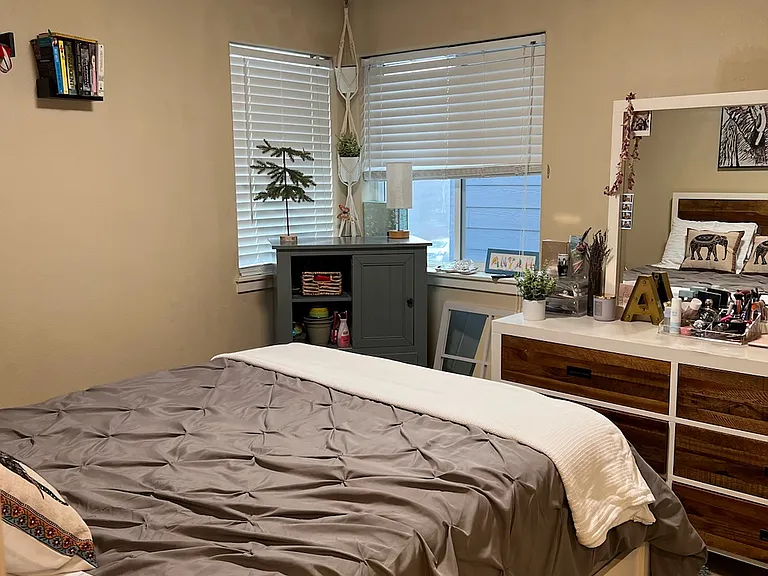 Bedroom 2. Picture provided by tenant. Note that rental is unfurnished.