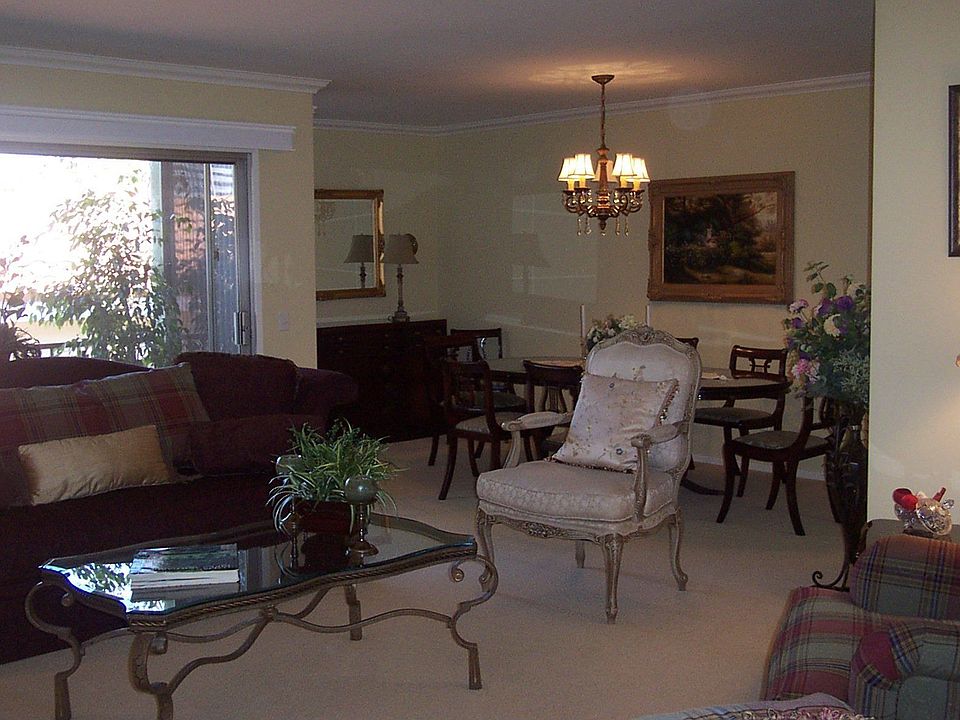 Bright and spacious living room and dining room.