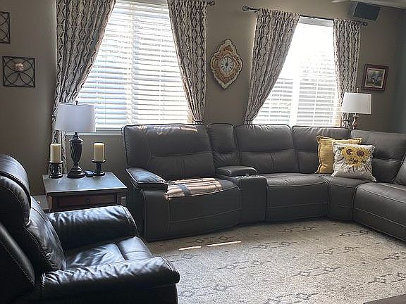 Spacious, light living room.