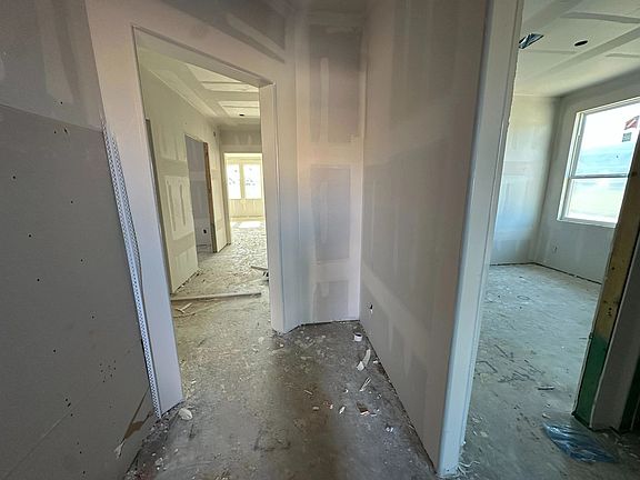 Construction progress - entryway