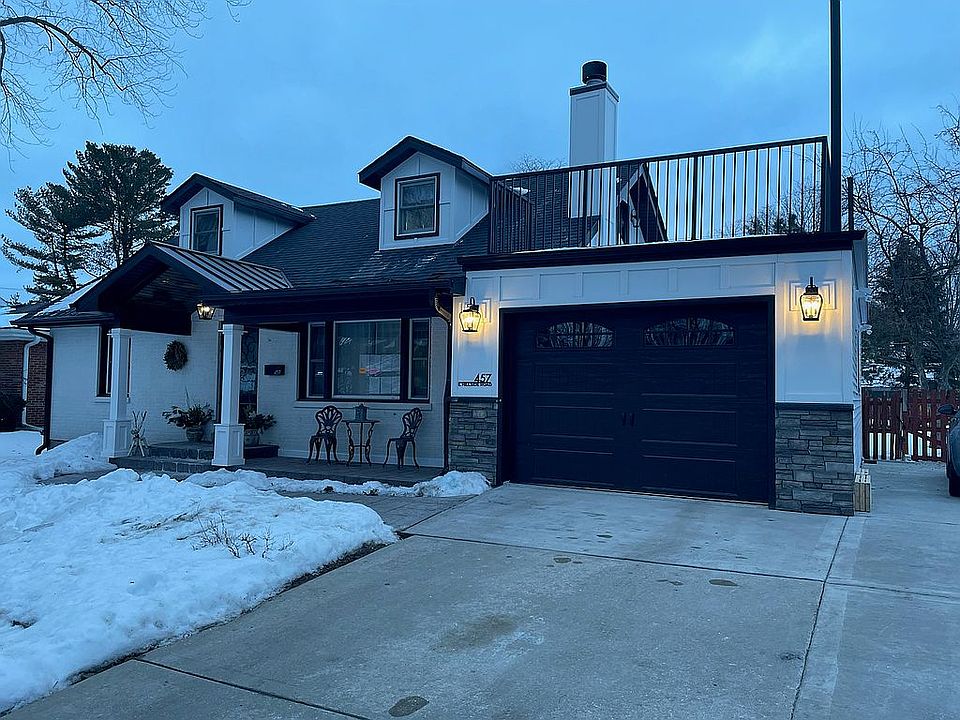 new garage and deck