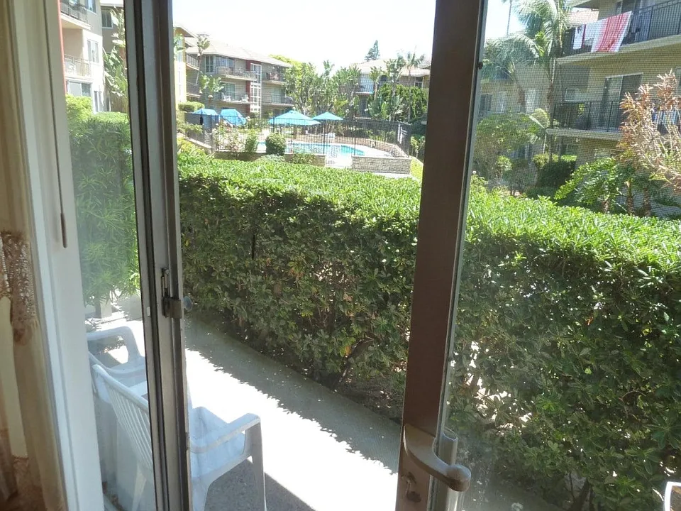 living room patio view