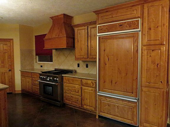 Back of Kitchen - built in thermador refrigerator