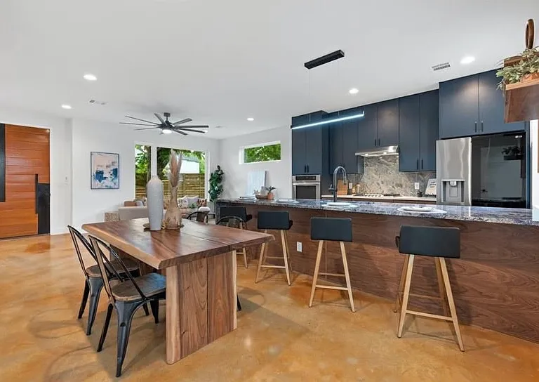 Kitchen and dining