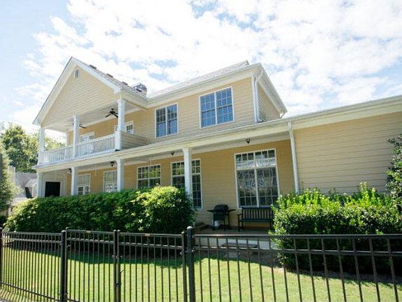 Side View of House with two Porches