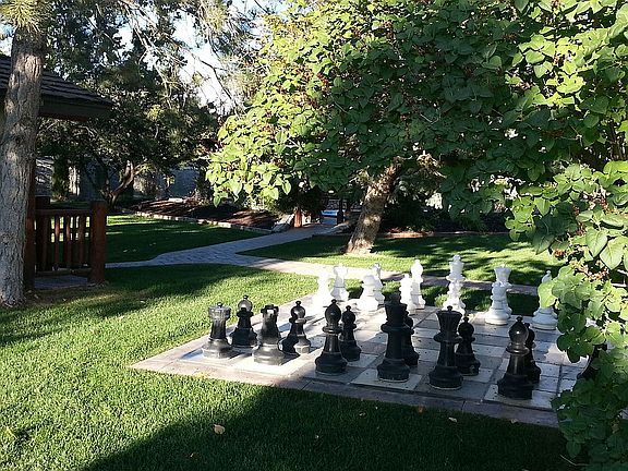 Outdoor chess set