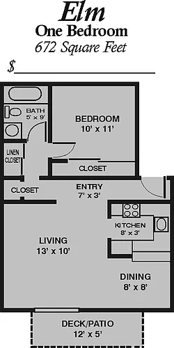 Floor plan Elm