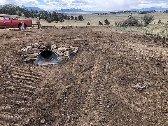 40 culvert and new driveway 