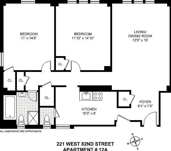 2nd image of 221 W 82nd St APT 12A