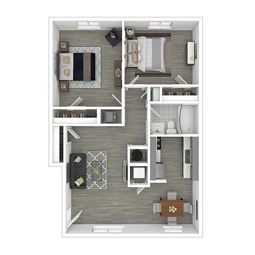 Floor plan 2 Bedroom
