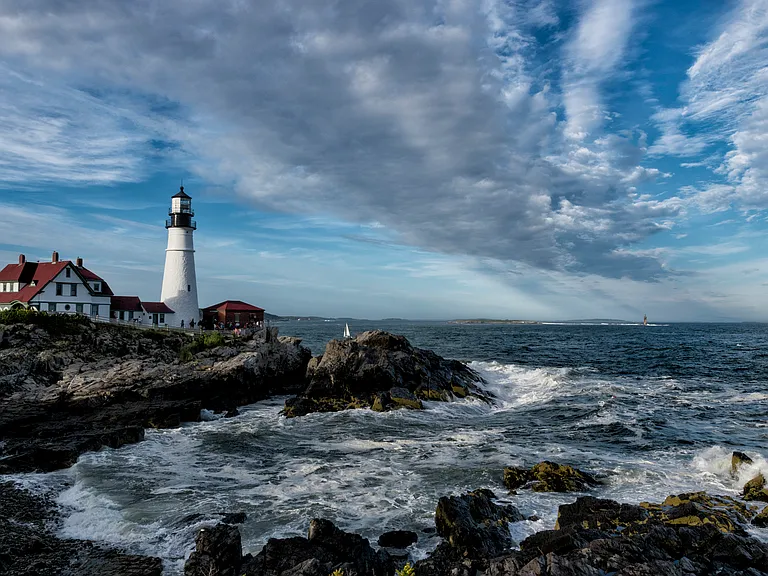 Two lights, Cape Elizabeth, few miles down the road