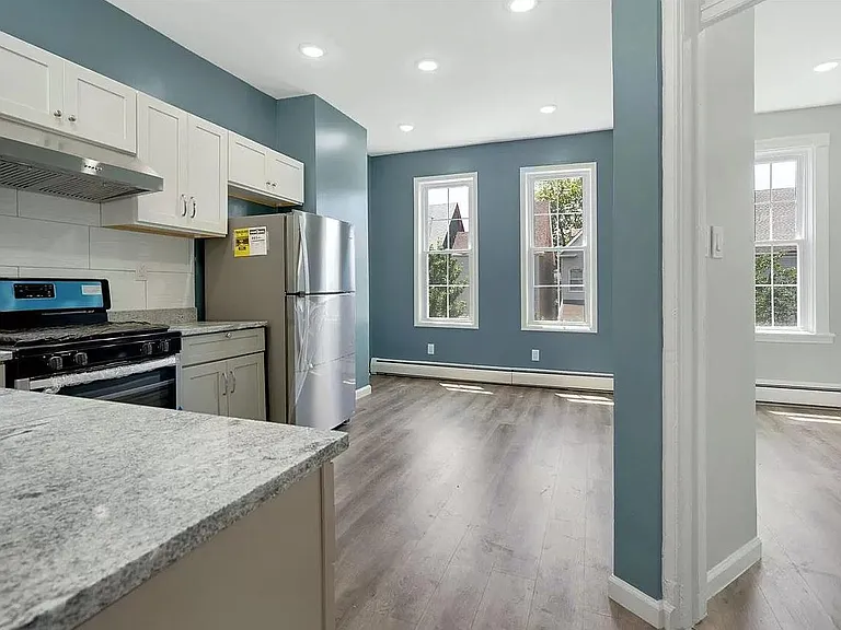 Kitchen and master bedroom.