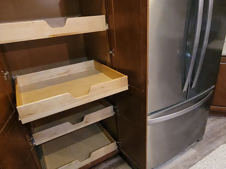 Pantry Cabinet with pull-out drawers