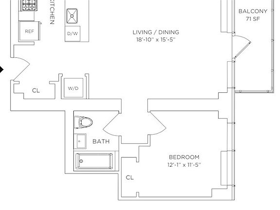 3rd image of 86 Fleet Pl APT 26D