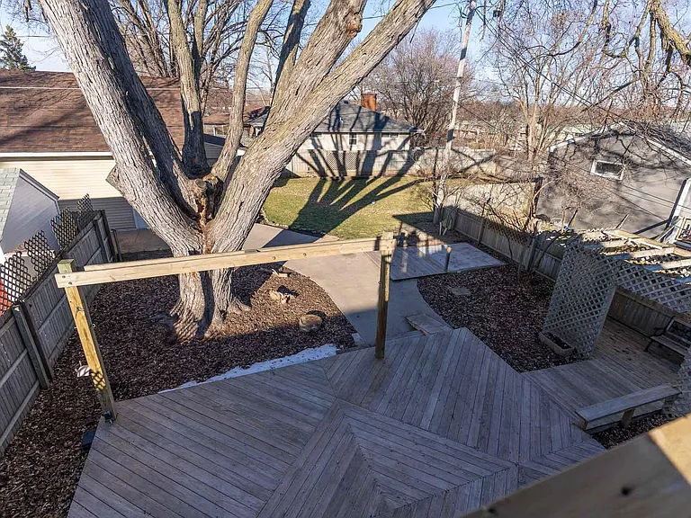 Great views from the upstairs patio.