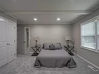 One of the four bedrooms (Master shown)