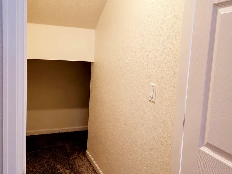 Extra storage in crawlspace!