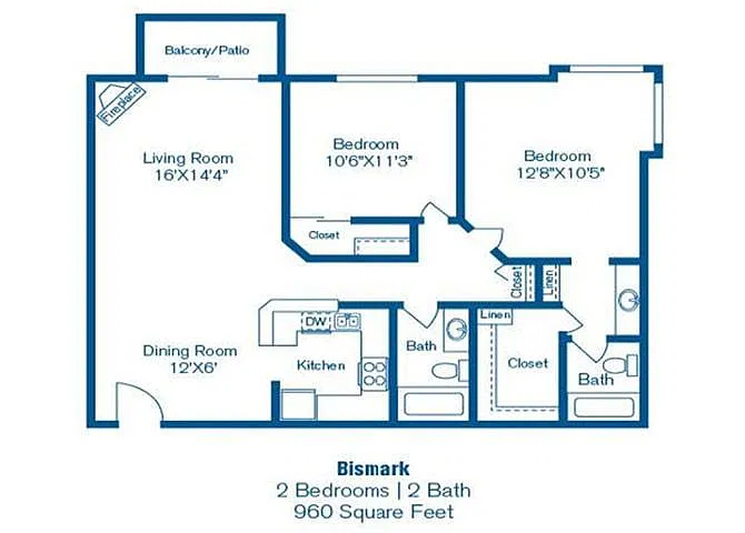 Floor plan Bismark