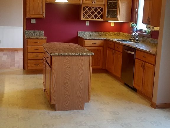 Kitchen and eating space