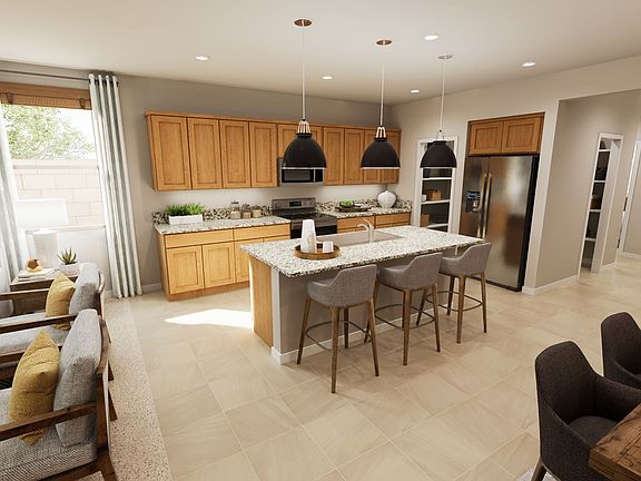 Plan 3501 Kitchen Virtual Rendering