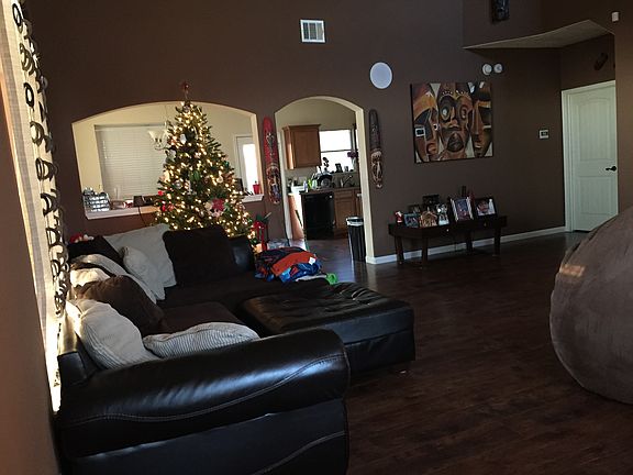 Living room from front door