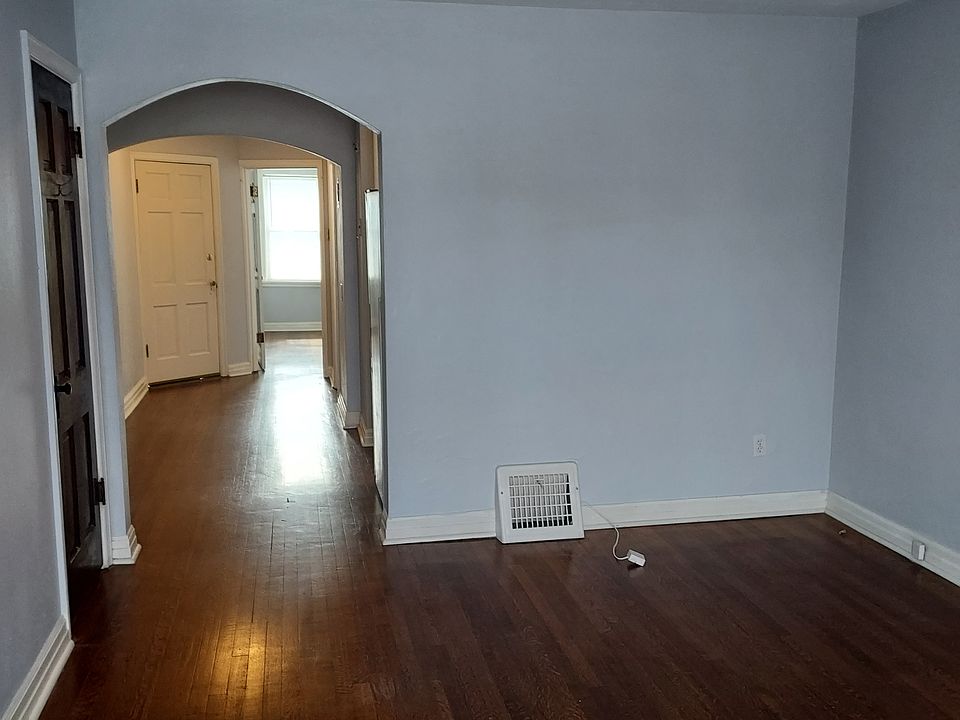 Hall to Kitchen and bath and Bedroom.
