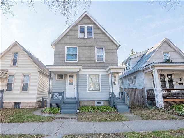 Front view of duplex