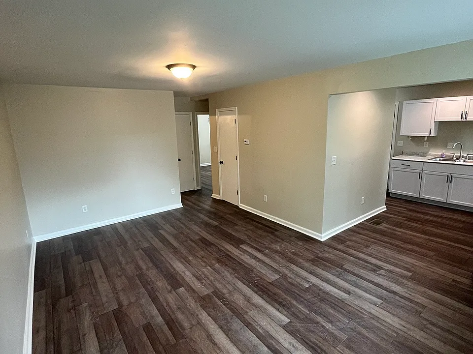 Living room from front door