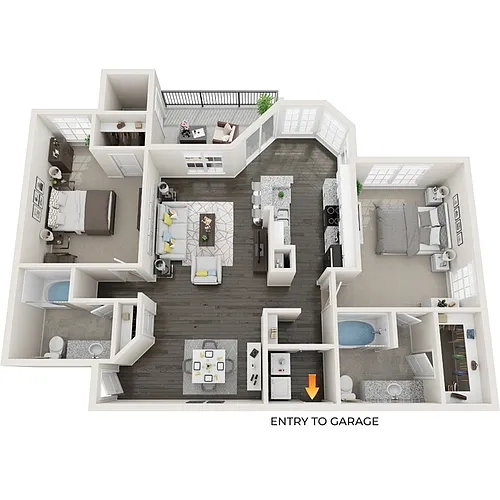 Floor plan Criterion with Garage